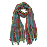 Fashion Viscose Scarf Pashmina Wrap Womens Frilled Tippet Soft Shawl SH117MLTY