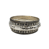 Sila Silver Plated Stack Bangles