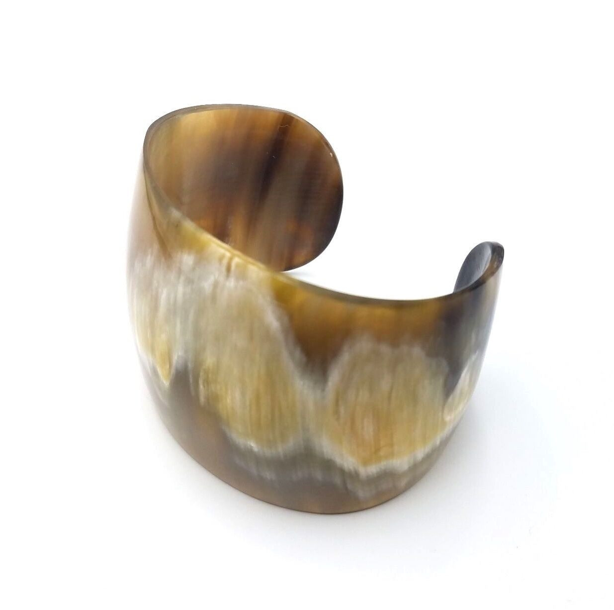 Liya Buffalo Horn Cuff Bracelet