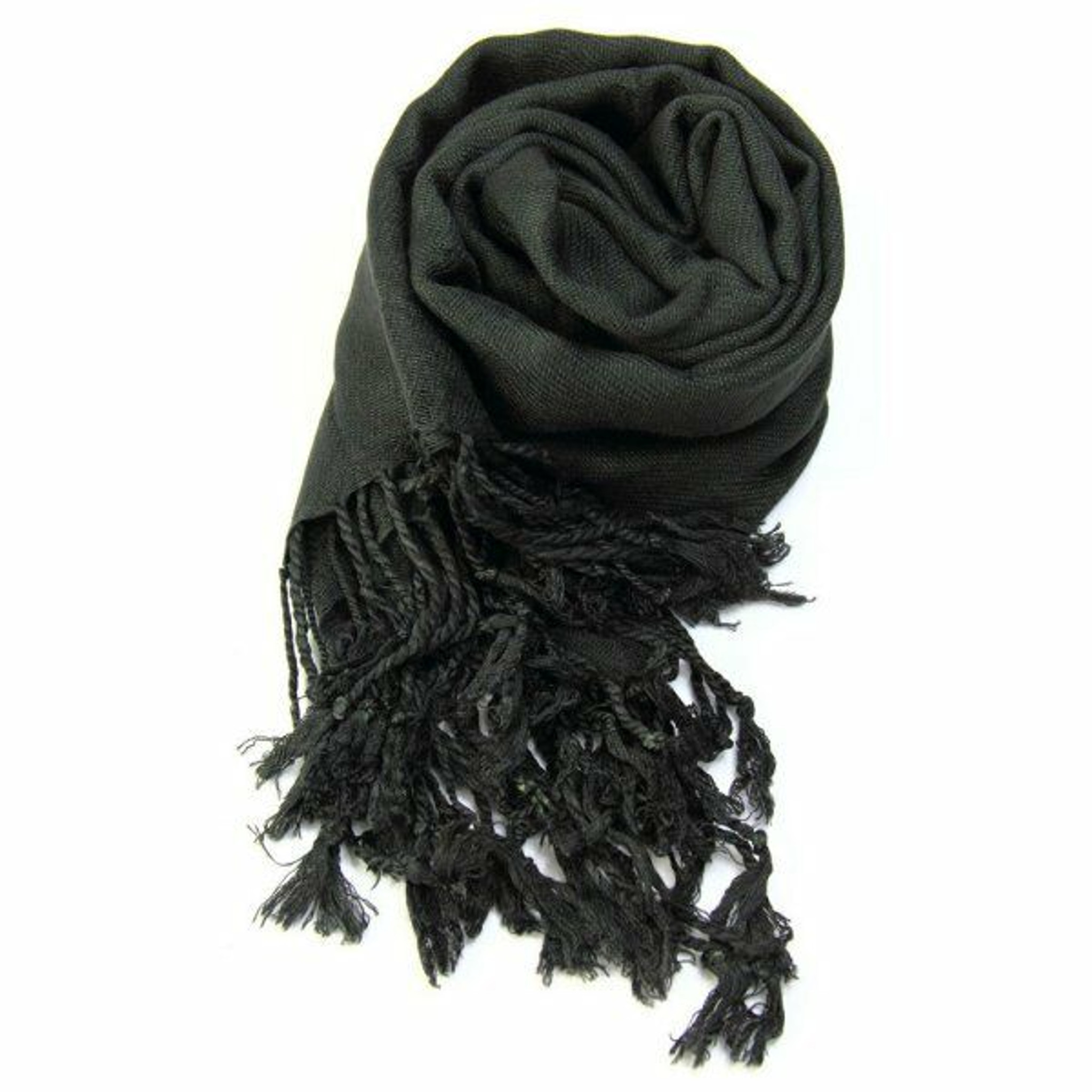 Viscose Scarf Pashmina Wrap Womens Solid Soft Long Tippet Shawl Hijab Stole USA