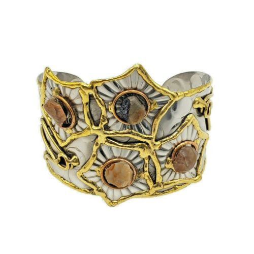 Viera Gypsy/Boho Brass Cuff Bracelet
