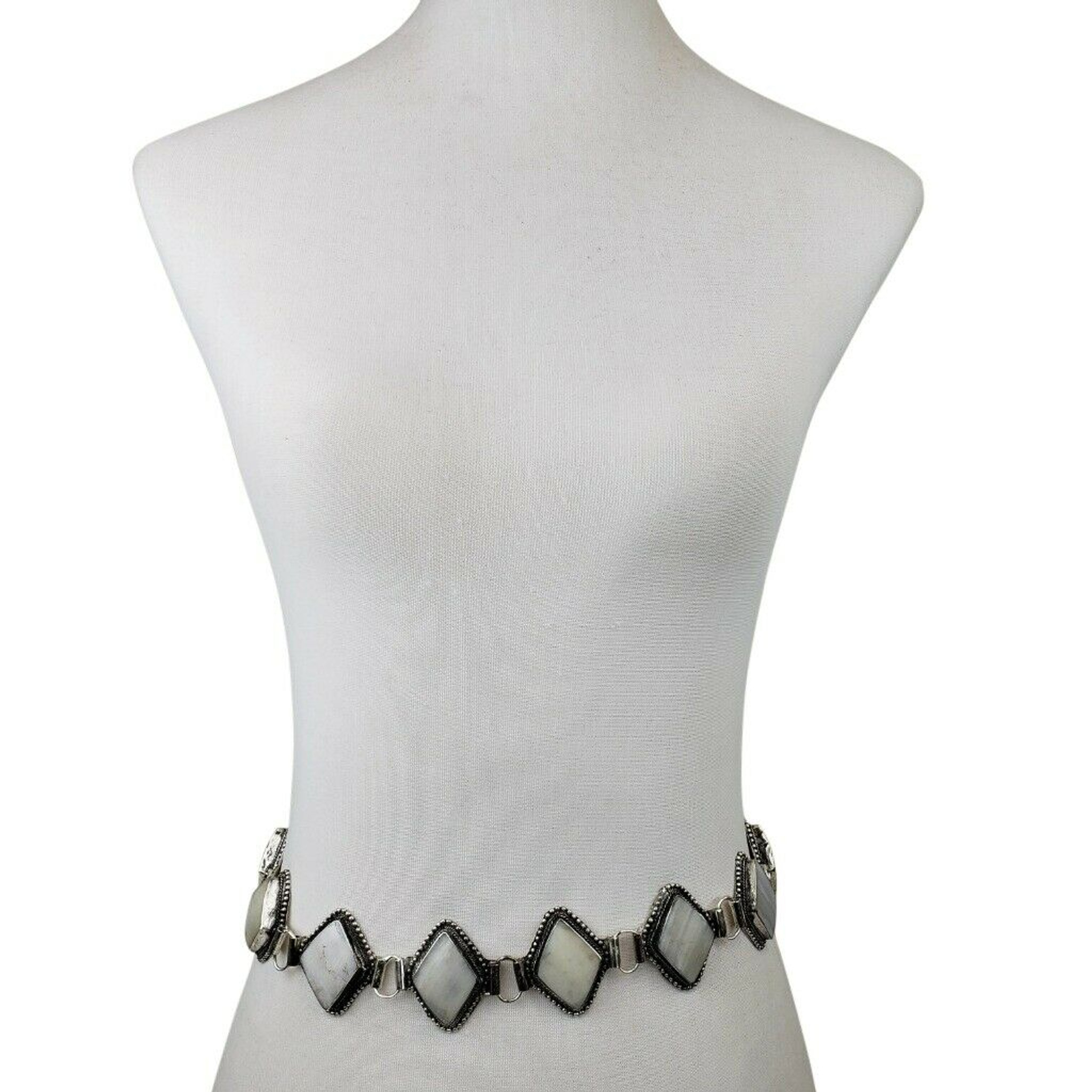 Trissa Cavi Silver Plated Belt