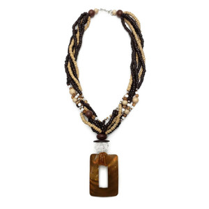Mana Abalone & Coconut Beads Necklace