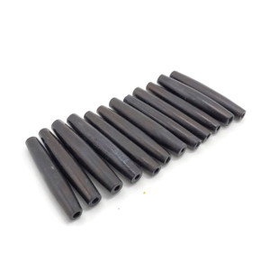 50 Pc Off Black Bone Hair Pipe Beads Choker Beads 1" Jewelry Making Beads