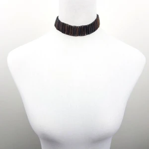 Rayne Buffalo Bone Choker in Plain Hair Pipe Bead