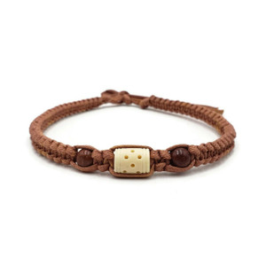 Shannel Boho Style Cotton Choker | Brown