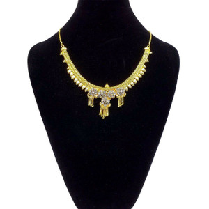 Fashion Indian 22K Gold Plated Bollywood Necklace Wedding Jewelry Rhineston 1258