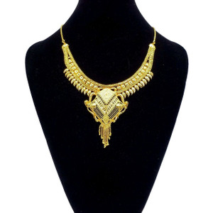Fashion Indian 18K Gold Plated Bollywood Necklace Wedding Jewelry Free Earrings