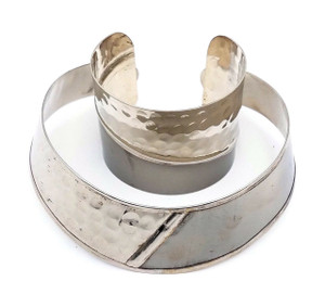 Ntara Brass Choker Necklace and Cuff Set