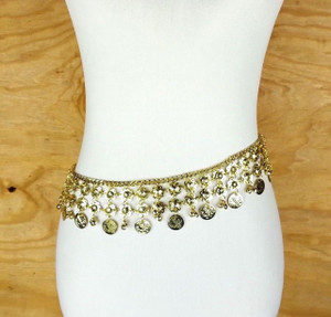 Tribal Belt Waist Hip Costume Jewelry Belly Dance Festival Gypsy Hippie Style