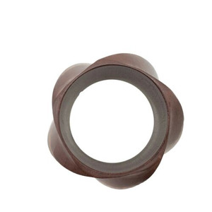 Chika Spiral Wood Bangle