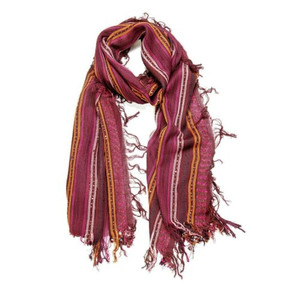 Fashion Viscose Scarf Pashmina Wrap Womens Frilled Tippet Soft Shawl SH117PRPL