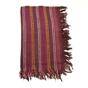 Fashion Viscose Scarf Pashmina Wrap Womens Frilled Tippet Soft Shawl SH117PRPL