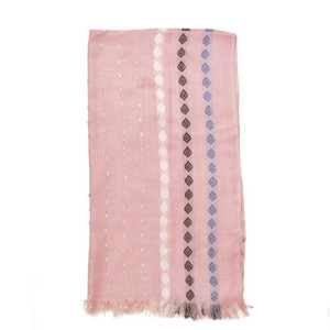 Fashion Viscose Scarf Pashmina Wrap Womens Long Chevron Print Shawl SH85LTPNK
