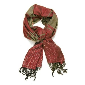 Fashion Viscose Scarf Pashmina Wrap Womens Frilled Tippet Soft Shawl SH129RD