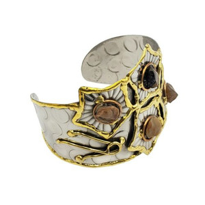 Viera Gypsy/Boho Brass Cuff Bracelet