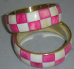 Bone Bangle Chess Design-BA560