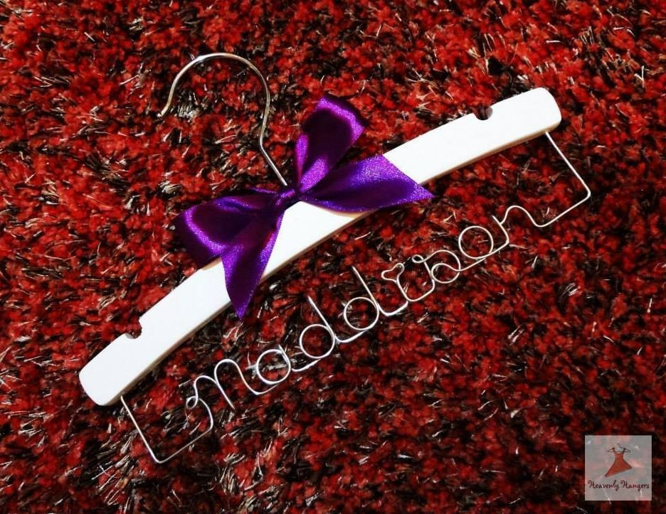 personalised baby hanger