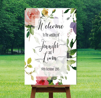 Printable Wedding Sign - "Miranda" Design