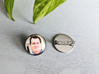 Boutonniere Charm Lapel Pin - Prie Design - Silver