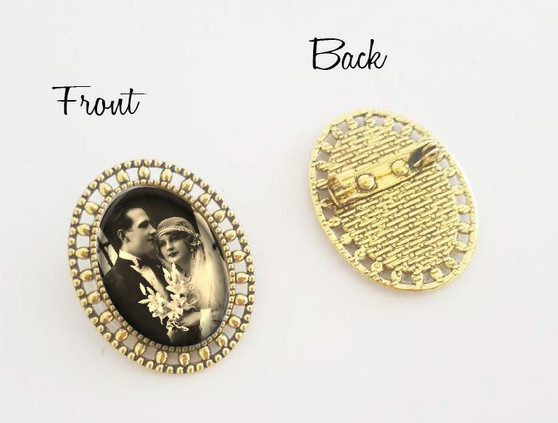 Bouquet Charm/ Brooch with Pin - Rosella Design