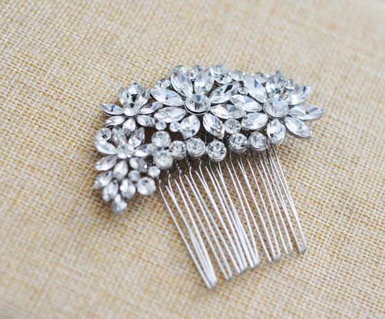 Bridal Hair Comb - Rhinestone