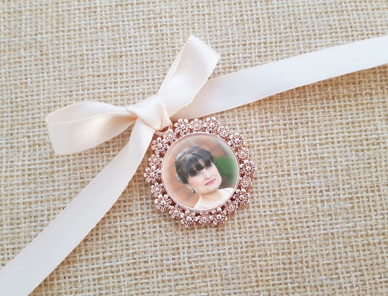 Rose Gold Charm - photo size 2cm