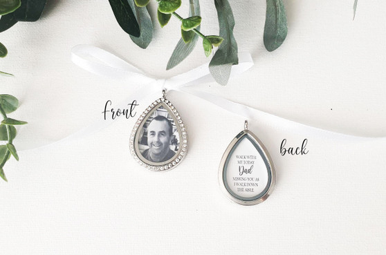  Bouquet Charm Rhinestone (Teardrop) - Henley design