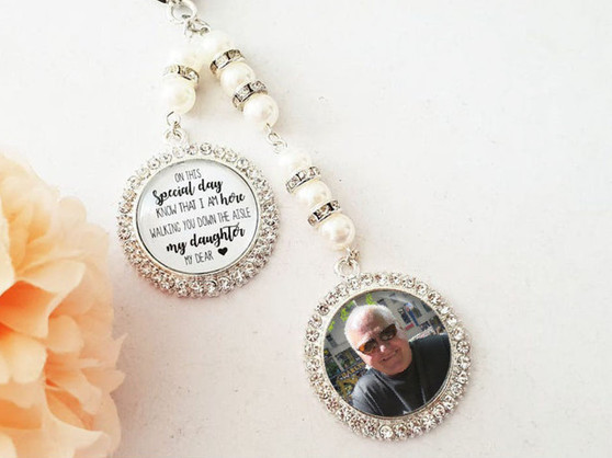 Bouquet Charm (Round Rhinestone x2 ) - Cathy Design