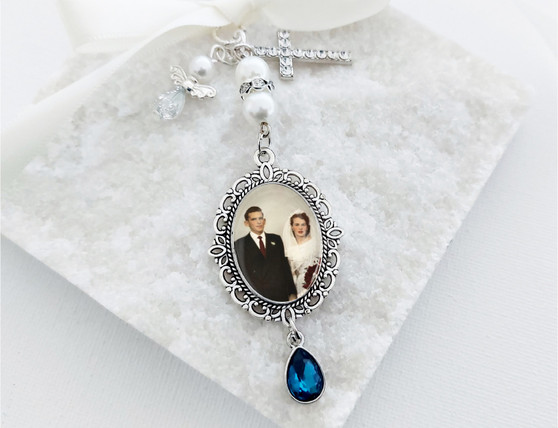  Bouquet Charm (Cross and Angel) - Cella Design