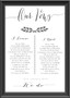 Personalised Wedding Vows Print (Leaves) 