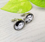 Personalised Photo/Text Cuff Links - Stainless Steel