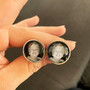 Personalised Photo/Text Cuff Links - Stainless Steel