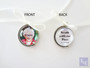 Double Sided Round Bouquet Photo Charm - Charlie Design