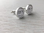 Personalised Initial Cuff Links - Stainless Steel - Adam Design