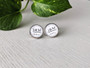 Personalised Initial Cuff Links - Stainless Steel - Adam Design