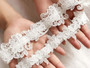 Elegant White garter set - Babylon Design
