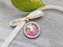 Bouquet Charm - Rose Gold (Round) w/ Rhinestones - Alexis Design