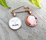Boutonniere Charms x 2 (Rose Gold) - Mackenzie design