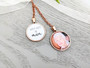 Bouquet Charms x 2 (Rose Gold) - Mackenzie design