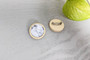 Boutonniere Lapel Pin in Light Wood - Penny Design