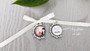 Double Sided Round Bouquet Photo Charm - Charline Design