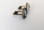 Personalised Photo/Text Cuff Links - Antique Bronze