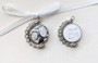 Double Sided Round Bouquet Photo Charm - Charlin Design