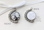 Double Sided Round Bouquet Photo Charm - Charlin Design