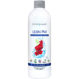 Eniva® Nighttime Release Formula®—Lean PM is a non-stimulant, liquid, synergistic blend of nutrients and botanicals designed to help promote healthy weight management in conjunction with a healthy diet and exercise.* It contains nutrients focused on accessing stored fat, promoting energy and fat metabolism and stimulating lean muscle mass development. Eniva® Nighttime Release Formula®—Lean PM is a non-stimulant, liquid, synergistic blend of nutrients and botanicals designed to help promote healthy weight management in conjunction with a healthy diet and exercise.* It contains nutrients focused on accessing stored fat, promoting energy and fat metabolism and stimulating lean muscle mass development.