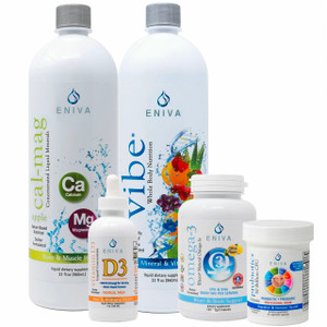 Women's Optimum Health Pack, Vibe, Cal-Mag, Omega-3 Fish Oil, Probiotic+, Vitamin D3