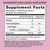Eniva Magnesium Minerals for Life®, Dietary Supplement Facts for Liquid Magnesium