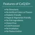 Features of CoQ10+     • No Stimulants • No Artificial Colors or Flavors • Diabetic Friendly • Vegan & Vegetarian Friendly • No Fish Ingredients • Gluten Free • Cold Processed • No Irradiation • No Pasteurization