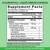 Eniva Chlorophyll+ Liquid Greens Complex, 16 oz, Liquid Bio-Chlor Complex, dietary supplement, Supplement Facts